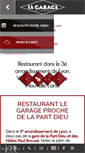 Mobile Screenshot of le-garage-restaurant.com
